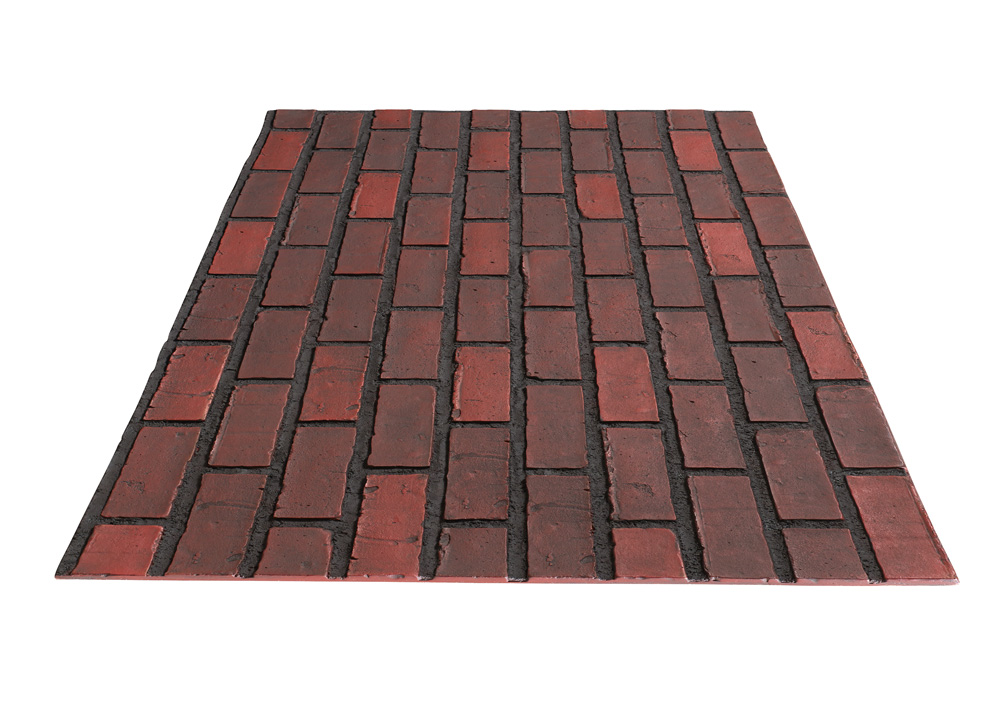 Historic Brick - Dark Red - Dark Grout